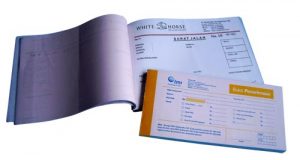 Cetak tanda terima kwitansi invoice