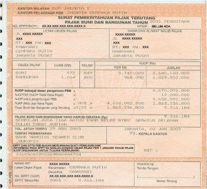 Cetak SPPT STTS murah